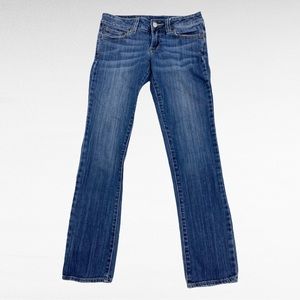 Lucky Brand | Lola Blue Wash Straight Run Stitch Jeans